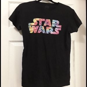 Star Wars tie dye print T shirt